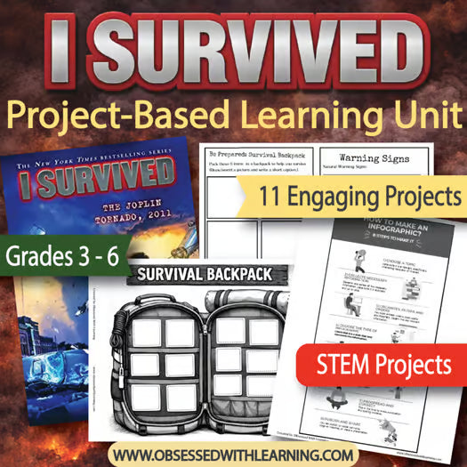 I Survived Project-Based Learning Unit, 11 Engaging Activities & STEM Projects