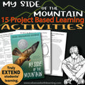 My Side of the Mountain Activities, 15 Research Projects, PBL, STEM, Rubrics