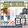 Magic Tree House Activities, PBL Unit, 30 Projects, STEM, Writing, Reading