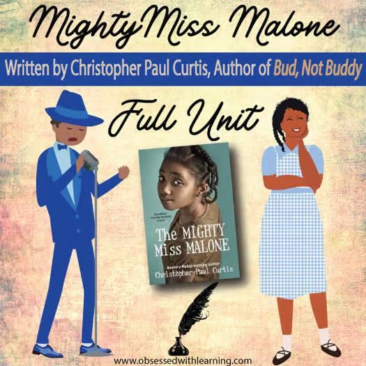 The Mighty Miss Malone Novel Study Reading Comprehension Questions & Activities