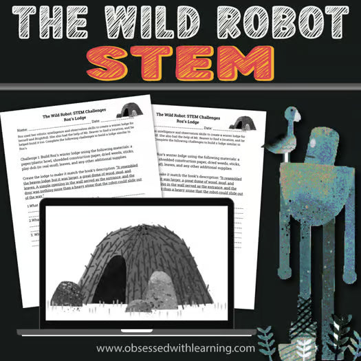 The Wild Robot Activities, 12 Research Projects, PBL, Rubrics, Novel Study