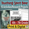 Touching Spirit Bear, 16 Research Projects, PBL, SEL, Rubrics, Novel Study