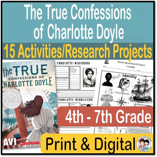 The True Confessions of Charlotte Doyle Activities, 15 Research Projects Rubrics