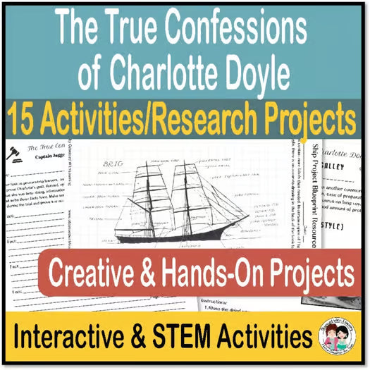 The True Confessions of Charlotte Doyle Activities, 15 Research Projects Rubrics