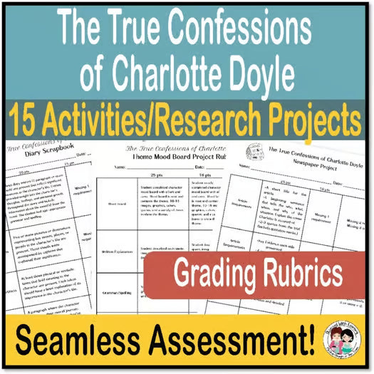 The True Confessions of Charlotte Doyle Activities, 15 Research Projects Rubrics