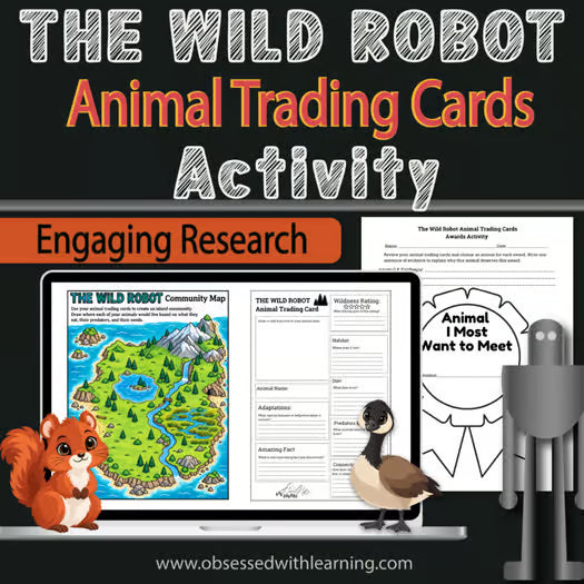 The Wild Robot Activities: Animal Trading Cards Research Project, Rubric