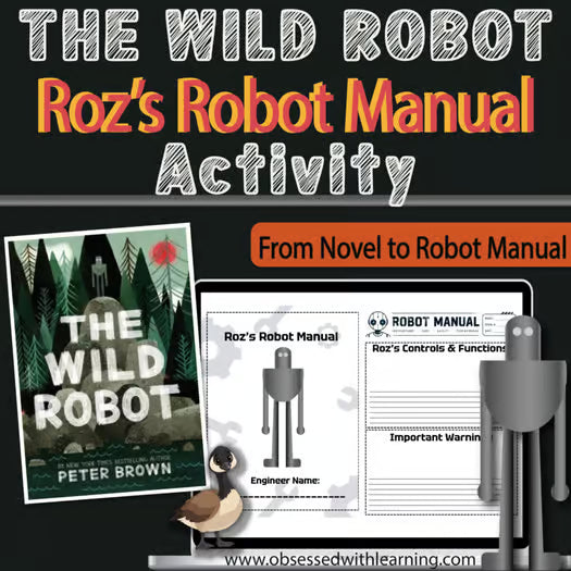 The Wild Robot Novel Study Activity: Roz's Robot Manual Writing Project, Rubric