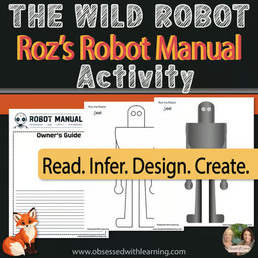 The Wild Robot Novel Study Activity: Roz's Robot Manual Writing Project, Rubric