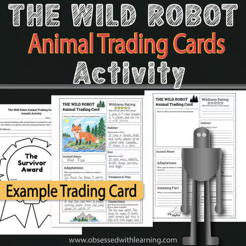 The Wild Robot Activities: Animal Trading Cards Research Project, Rubric