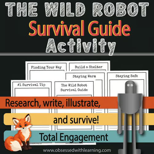 The Wild Robot Survival Guide Project, Research, Writing Activity, Rubric